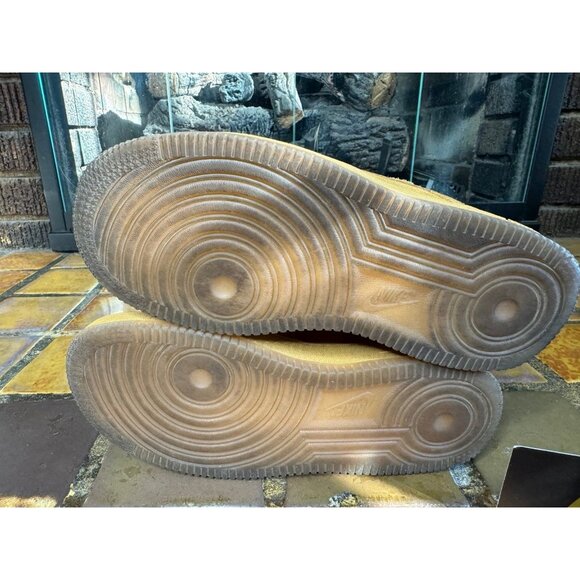 Preschool 2Y Nike Air Force 1 Wheat Brown Gum Athletic Sneakers BQ5486-700 - Picture 8 of 9